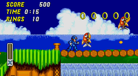 megaman x in sonic 2